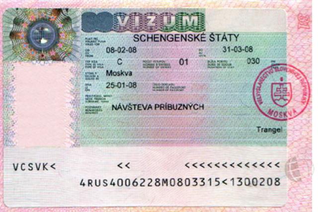 Получение визы в словакию для россиян Сколько дней делают визу в словакию